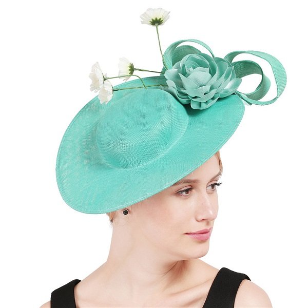 Timeless Fashion Chic Hats Mint Green Hats Rsslyn Boutique Fashion Fascinator Hats for Women