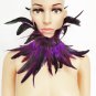 Rsslyn Boutique Cosplay Feather Collars for Women and Men Unisex Cosplay Accessory Long Feather