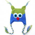 Rsslyn Baby Shower Gift for Newborn Boys Blue Owl Hats for Little Boys