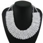 TF Royal Blue Chokers for Women Timeless Fashion Trendy Bib Statement