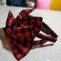 On-Hand Red Checkered Dress Tutu Dress Plaid Dresses for Toddler Girls Holiday Party Dresses