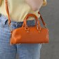 TF High Quality Orange Handbags Fashion Top-Handle Bags Female Handbags Genuine Leather