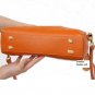TF High Quality Orange Handbags Fashion Top-Handle Bags Female Handbags Genuine Leather