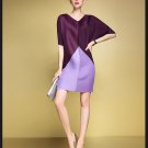 Rsslyn High-quality Purple Dresses New Fashion Dresses for Women Above Knee Dress