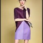 Rsslyn High-quality Purple Dresses New Fashion Dresses for Women Above Knee Dress
