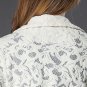 Rsslyn On-Hand Lacy Off White Trench Coats for Women Bridal Trench Coats Lacy Shoulder Cover