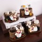 Rsslyn Cute Chef Design Apartment Kitchen Collection 3pcs/SET Salt and Pepper Shaker and Holder