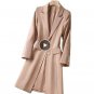 Rsslyn Off White Blazers On-Hand Overcoat for Women Warm Classic Blazers Doctors Coats