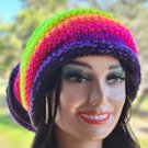 Handmade by SariasKnitNCrochet Slouchy Hats for Winter Multicolor Warm Hats Beanies for Women