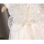 Rsslyn Newborn Girls Dresses Butterfly Dress Props for Baby Sitter White Dress for Baby Girls