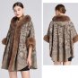 Rsslyn Shawls for Women Fur Coats Autumn Body Cover Plaid Pattern Tops for Women Brown Shawls