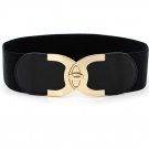 Rsslyn Fashion Black Belts for Women New Fashion Belt with CC Pattern