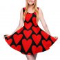 Rsslyn Valentines Day Korean Fashion Dresses Female Skater Dress Above Knees Tween Dress
