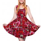 Rsslyn Valentines Day Korean Fashion Dresses Female Skater Dress Above Knees Tween Dress