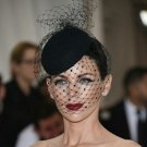 Rsslyn Retro Black Fascinators Hat Women Flower Mesh Sinamay Feathers Party Headwewar
