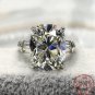 Rsslyn Large Diamond Ring Solitaire Round cut 6ct Sona CZ Ring 925 Sterling Silver Engagement Rings