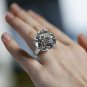 Rsslyn Promise Rings New Diamond Ring Solitaire Round Cut 6ct Sona CZ Ring 925 Sterling Silver