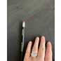 Rsslyn Promise Rings New Diamond Ring Solitaire Round Cut 6ct Sona CZ Ring 925 Sterling Silver