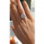 Rsslyn Promise Rings New Diamond Ring Solitaire Round Cut 6ct Sona CZ Ring 925 Sterling Silver