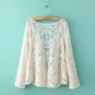 Rsslyn New Lacy Blouses for Women Embroidered Cardigan for Women
