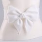 Rsslyn Blue Wide Belt Waistline for Women Korean Belt with Big Bow Waist Band Corset Accessories