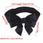 Rsslyn Blue Wide Belt Waistline for Women Korean Belt with Big Bow Waist Band Corset Accessories