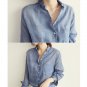 Rsslyn White Linen Blouses for Women Summer Tops Femme Womens Tops Fashion Linen White Shirt Women