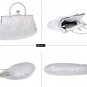 Rsslyn Beaded Clutch Bags Elegant Evening Bags Wedding Party Bridal Bags Navy Blue Clutch LMF24-197