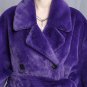 Rsslyn Thicker Overcoats for Women Oversized Turquoise Blue Coat Warm Fluffy Soft Faux Fur Coat