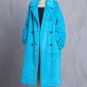 Rsslyn Thicker Overcoats for Women Oversized Turquoise Blue Coat Warm Fluffy Soft Faux Fur Coat