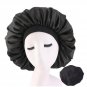 Rsslyn New Women's Extra Large Hair Cap For Sleeping African Printed Satin Shower Cap