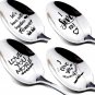 Rsslyn Love Message Valentines Day Gifts For Boyfriend Lettering Stainless Steel Milk Coffee Spoon