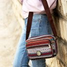 Rsslyn Canvas Purses for Women Multi Pockets Bag Zippers Bags Bohemian Gypsy Vintage Fashion Bags