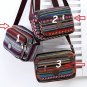 Rsslyn Canvas Purses for Women Multi Pockets Bag Zippers Bags Bohemian Gypsy Vintage Fashion Bags