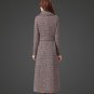 Rsslyn Warm Overcoats for Women Autumn Winter Women Long Tweed Woolen Coat with Belt Lapel