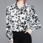 Rsslyn Black Tops New fashion Trend Blouse Luxury Style Tops for Women Runway Designer Blouses