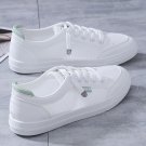 Rsslyn White Shoes Casual Breathable Flats Solid Color Mesh Shoes Young Woman Casual White Shoes