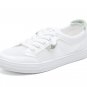 Rsslyn White Shoes Casual Breathable Flats Solid Color Mesh Shoes Young Woman Casual White Shoes