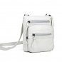 Rsslyn White Leather Bags Women's Bag Purses Flap Coin Purse Multi-Layer Casual Shoulder Bag