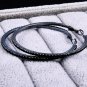 Rsslyn Black Hoop Earrings for Women Full Zircon Circle Statement Earrings For Women