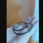 Rsslyn Black Hoop Earrings for Women Full Zircon Circle Statement Earrings For Women