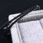 Rsslyn Large Hoop Earrings Black Hoop Earrings with Black Crystals