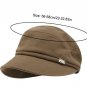 Rsslyn Fashion Cabbie Hat Twill Material Beanie Unisex Hats White Newsboys Hat