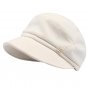 Rsslyn Fashion Cabbie Hat Twill Material Beanie Unisex Hats White Newsboys Hat