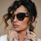 Rsslyn Black Sunglasses Eyewear UV400 Luxury Women Cat Eye Sunglasses Fashion Brand Designer