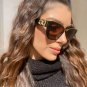 Rsslyn Black Sunglasses Eyewear UV400 Luxury Women Cat Eye Sunglasses Fashion Brand Designer