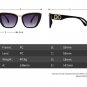 Rsslyn Black Sunglasses Eyewear UV400 Luxury Women Cat Eye Sunglasses Fashion Brand Designer