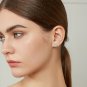 Rsslyn On-Hand 2CT Moissanite Earrings with Certificate Lab Diamonds Hi-Quality AAA