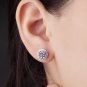 Rsslyn On-Hand 2CT Moissanite Earrings with Certificate Lab Diamonds Hi-Quality AAA