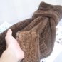 Rsslyn Unisex Scarf Men and Women Black Mink Fur Shawl Good Gift Real Fur Scarf Genuine Mink Scarf
